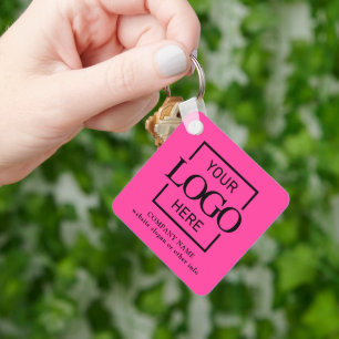 Porte-clés Logo d'entreprise & Code QR personnalisé pour prom