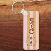 Porte-clés Logo d'entreprise élégant cadeaux de promotion d'e (Recto)