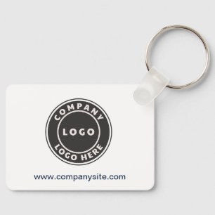 Porte-clés Logo d'entreprise et employés de site Web personna