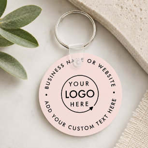 Porte-clés Logo d'entreprise   Féminin Rose Pâle Professionne