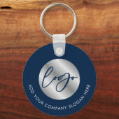 Porte-clés Logo d'entreprise notaire de l'agent de propriété (Recto)