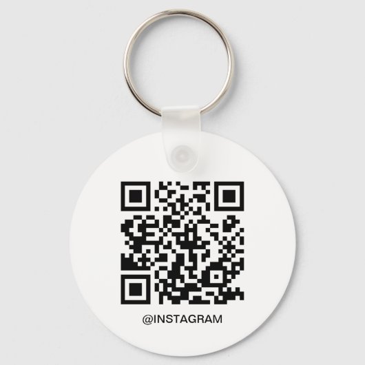 Porte-clés Logo d'entreprise personnalisable Code QR (Verso)