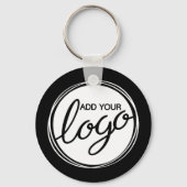 Porte-clés Logo d'entreprise personnalisé (Recto)