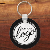 Porte-clés Logo d'entreprise personnalisé (Recto)