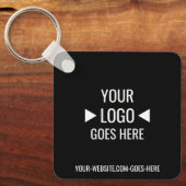 Porte-clés Logo d'entreprise personnalisé (Recto)