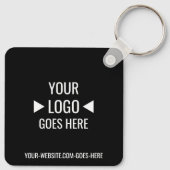 Porte-clés Logo d'entreprise personnalisé (Dos)