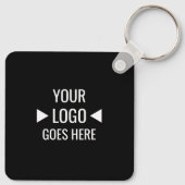 Porte-clés Logo d'entreprise personnalisé (Dos)