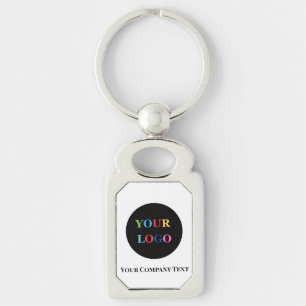 Porte-clés Logo d'entreprise personnalisé minimaliste moderne