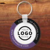 Porte-clés Logo d'entreprise promotionnel couleur personnalis (Recto)