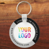 Porte-clés Logo d'entreprise promotionnel couleur personnalis (Recto)