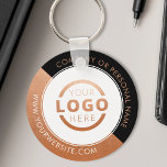 Porte-clés Logo d'entreprise promotionnel couleur personnalis<br><div class="desc">Personnalisez facilement ce dessous de verre avec votre propre logo ou image personnalisée. Vous pouvez modifier la couleur de l'arrière - plan pour qu'elle corresponde à votre logo ou aux couleurs de votre entreprise. Les porte - clés personnalisés avec le logo de votre entreprise sont des cadeaux utiles et légers...</div>