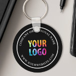Porte-clés Logo d'entreprise promotionnel couleur personnalis<br><div class="desc">Personnalisez facilement ce dessous de verre avec votre propre logo ou image personnalisée. Vous pouvez modifier la couleur de l'arrière - plan pour qu'elle corresponde à votre logo ou aux couleurs de votre entreprise. Les porte - clés personnalisés avec le logo de votre entreprise sont des cadeaux utiles et légers...</div>