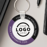 Porte-clés Logo d'entreprise promotionnel couleur personnalis<br><div class="desc">Personnalisez facilement ce dessous de verre avec votre propre logo ou image personnalisée. Vous pouvez modifier la couleur de l'arrière - plan pour qu'elle corresponde à votre logo ou aux couleurs de votre entreprise. Les porte - clés personnalisés avec le logo de votre entreprise sont des cadeaux utiles et légers...</div>