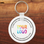 Porte-clés Logo d'entreprise promotionnel couleur personnalis (Recto)