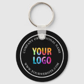 Porte-clés Logo d'entreprise promotionnel couleur personnalis (Recto)