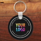 Porte-clés Logo d'entreprise promotionnel couleur personnalis (Recto)