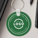 Porte-clés Logo d'entreprise promotionnel personnalisé<br><div class="desc">Personnalisez facilement ce dessous de verre avec votre propre logo ou image personnalisée. Vous pouvez modifier la couleur de l'arrière - plan pour qu'elle corresponde à votre logo ou aux couleurs de votre entreprise. Les porte - clés personnalisés avec le logo de votre entreprise sont des cadeaux utiles et légers...</div>