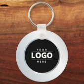 Porte-clés Logo d'entreprise Silver Code QR Porte - clé emplo (Recto)