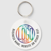 Porte-clés Logo d'entreprise simple moderne (Recto)