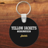 Porte-clés Logo des Springfield Yellow Jackets de Cheerleadin (Recto)