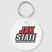 Porte-clés Logo d'état de Jacksonville State University JAX S (Recto)