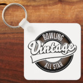 Porte-clés Logo d'étoile vintage dansant (Recto)
