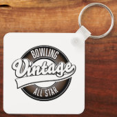 Porte-clés Logo d'étoile vintage dansant (Verso)