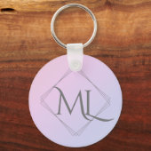 Porte-clés Logo Diamant | Ciel Rougissant (Recto)