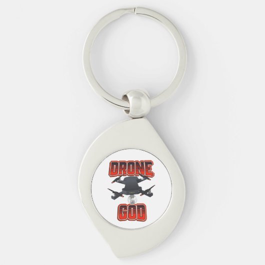 Porte-clés logo Drone God (Devant)