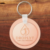 Porte-clés Logo Droplyt Golf Aura (Recto)