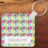 Porte-clés Logo du choeur féminin de Dallas (Verso)