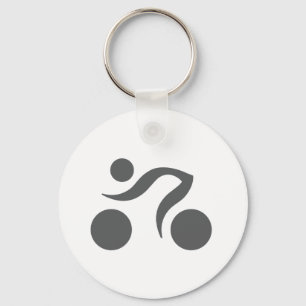 Porte-clés Logo du cool cycliste