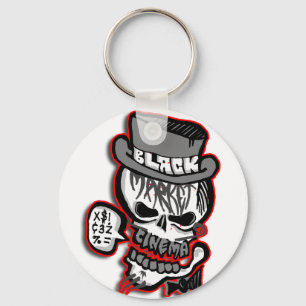 Porte-clés Logo du crâne gris BMC