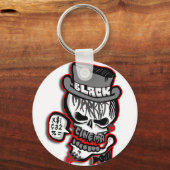 Porte-clés Logo du crâne gris BMC (Recto)