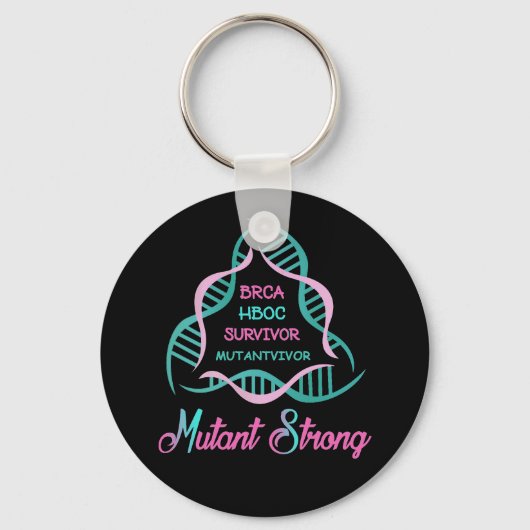 Porte-clés Logo du groupe Mutant Strong (Recto)