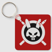 Porte-clés Logo du lapin de rangée (Recto)