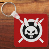 Porte-clés Logo du lapin de rangée (Recto)