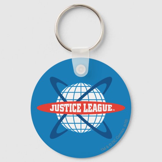 Porte-clés Logo du monde de la Justice League (Recto)