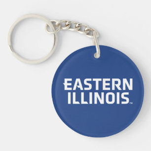 Porte-clés Logo du mot-symbole de l'Université Eastern Illino