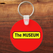 Porte-clés Logo du MUSÉE Le MUSÉE Zazzle (Recto)