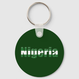 Porte-clés Logo du Nigeria aux couleurs du drapeau nigérian
