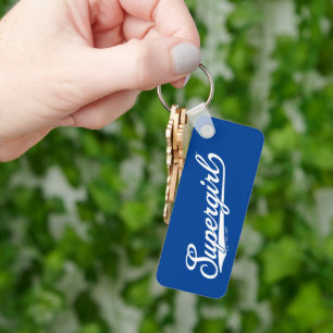 Porte-clés Logo du nom étoilé Supergirl Baseball