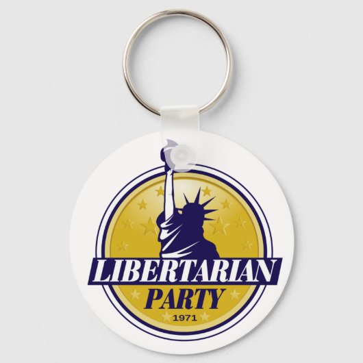 Porte-clés Logo du Parti Libertarien (Recto)