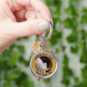 Porte-clés Logo du patch de mission Apollo 12 (main)