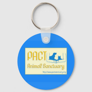 Porte-clés Logo du sanctuaire animal du Pacte porte - clé