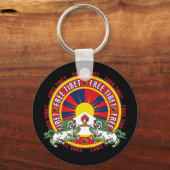 Porte-clés Logo du Tibet Round gratuit (Recto)