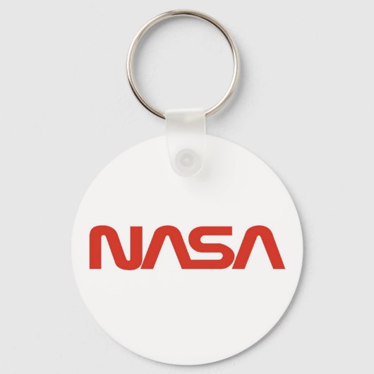 Porte-clés Logo du ver rouge de la NASA (Recto)