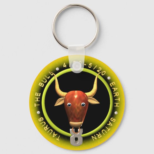 Porte-clés Logo du zodiaque Valxart Taurus (Recto)