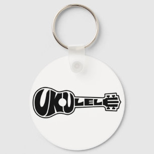 Porte-clés Logo d'ukulélé