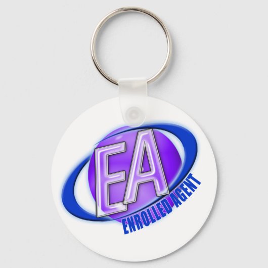 PORTE-CLÉS LOGO EA ORB SWOOSH - AGENT INSCRIT (Recto)